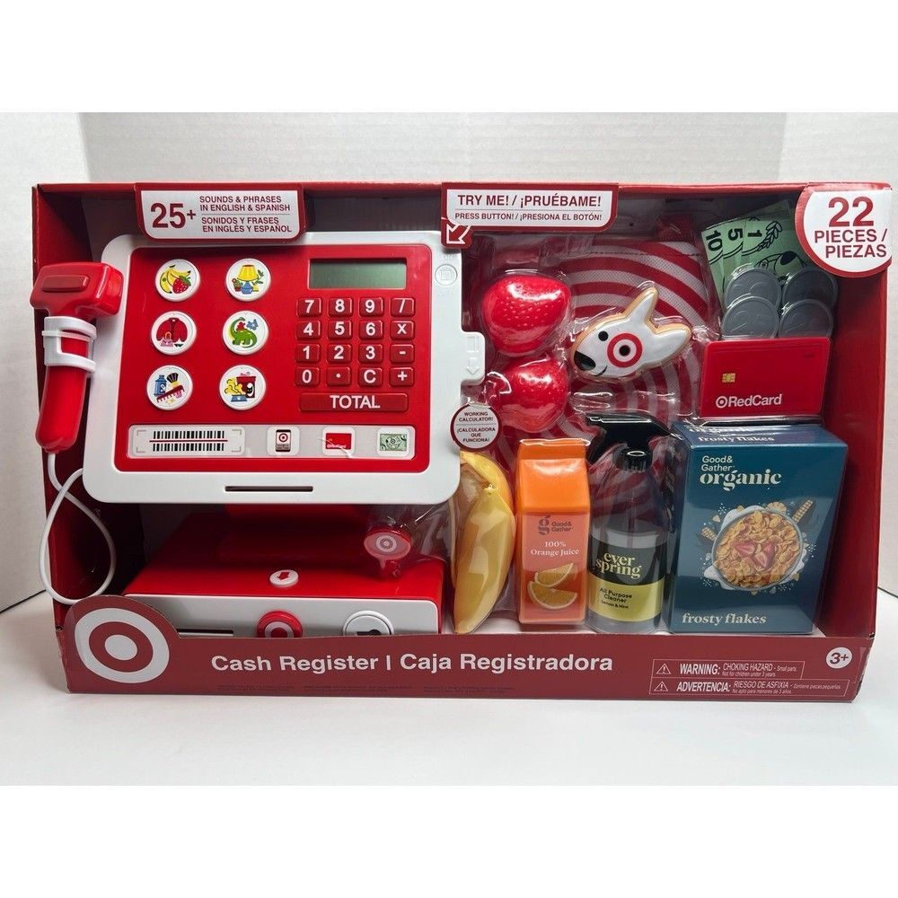 Target Toy Cash Register with Scanner & Accessories – Pretend Play